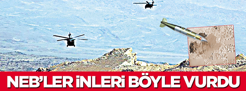 NEB'ler inleri böyle vurdu