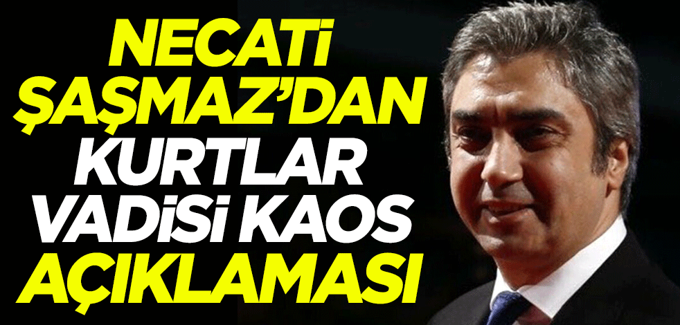 Necati Şaşmaz'dan Kurtlar Vadisi Kaos açıklaması