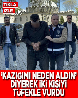 Neden kazığımı aldın kavgasında iki kişiyi tüfekle vurdu