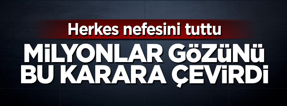 Nefesler tutuldu! Bayram tatili bugün açıklanıyor
