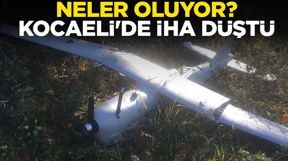 Neler oluyor? Kocaeli'de İHA düştü