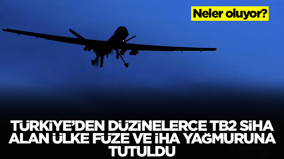 Neler oluyor? Türkiye'den düzinelerce TB2 SİHA alan ülke İHA ve füze yağmuruna tutuldu