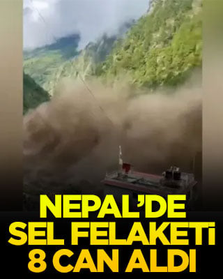Nepal’de sel felaketi 8 can aldı