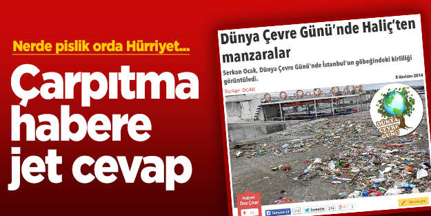 İBB'den Hürriyet'in Haliç çarpıtmasına cevap