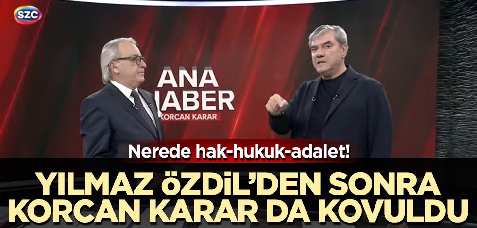 Nerede hak-hukuk-adalet! Sözcü'de Yılmaz Özdil'den sonra Korcan Karar'ın da ipi çekildi
