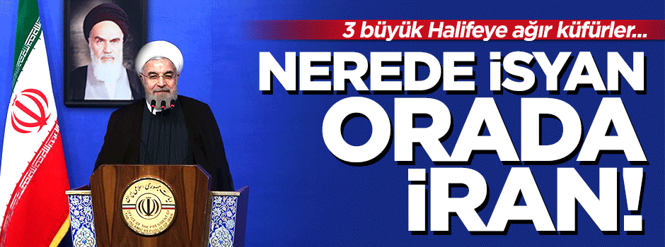 Nerede isyan orada İran!
