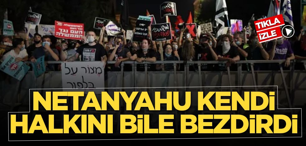 Netanyahu kendi halkını bile bezdirdi