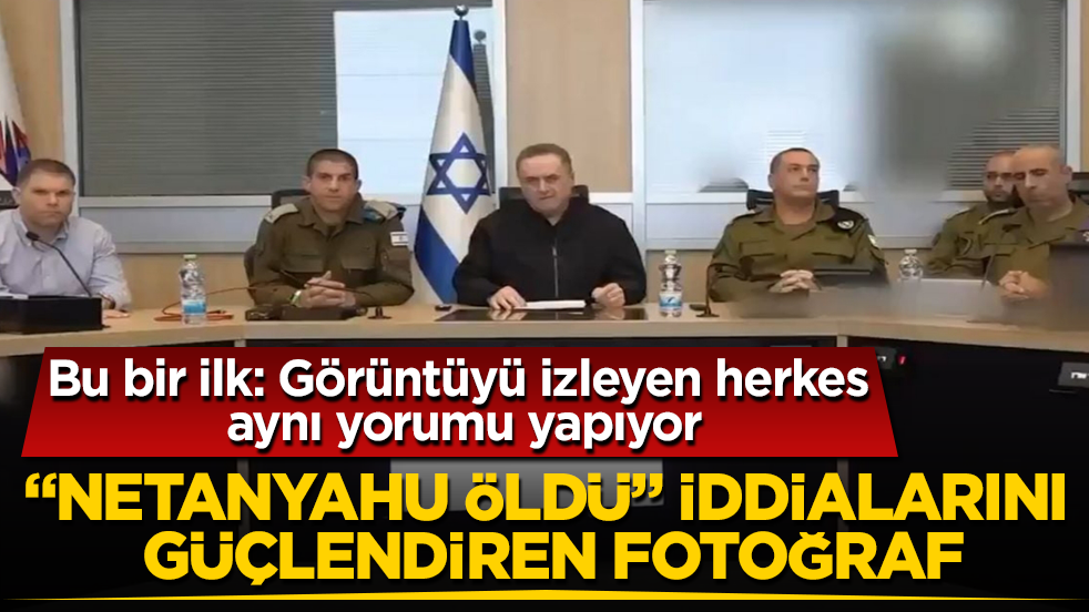 "Netanyahu öldü" iddialarını güçlendiren fotoğraf! Bu bir ilk: Görüntüyü izleyen herkes aynı yorumu yapıyor