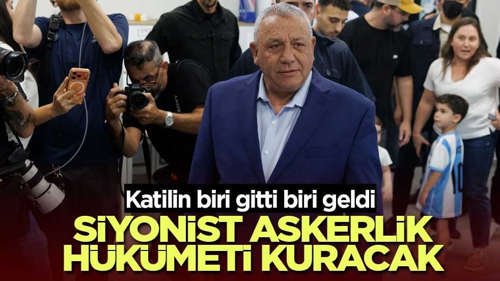 Netanyahu'yu aratmayacak! Siyonist askerlik hükümeti kuracak