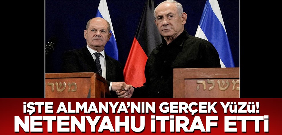 Netenyahu kirli iş birliğini itiraf etti! İşte Almanya'nın gerçek yüzü