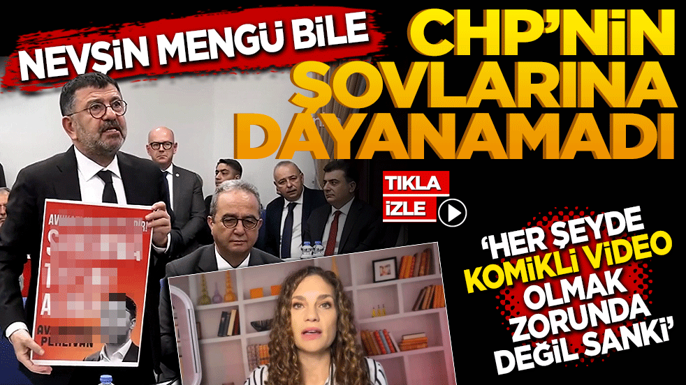 Nevşin Mengü bile CHP’nin şovlarına dayanamadı ‘Her şeyde komikli video olmak zorunda değil sanki’