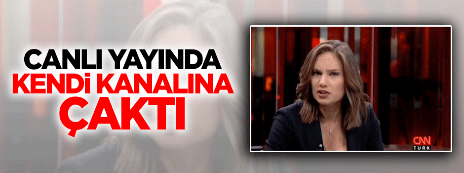 Nevşin Mengü canlı yayında kendi kanalına çaktı