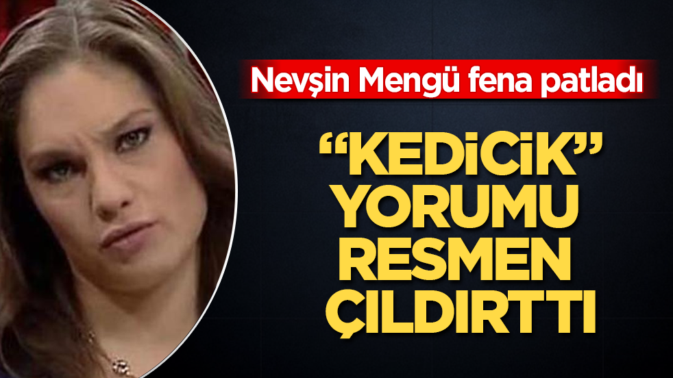 Nevşin Mengü çok ama çok fena patladı! “Kedicik” yorumu resmen çıldırttı