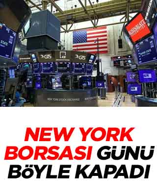 New York borsası günü böyle kapadı