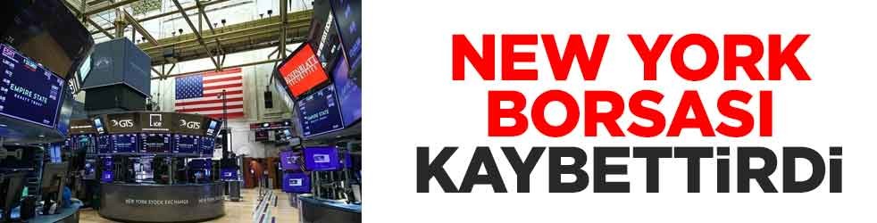New York borsası kaybettirdi
