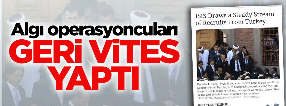 New York Times geri vites yaptı