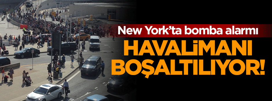 New York'ta bomba alarmı!