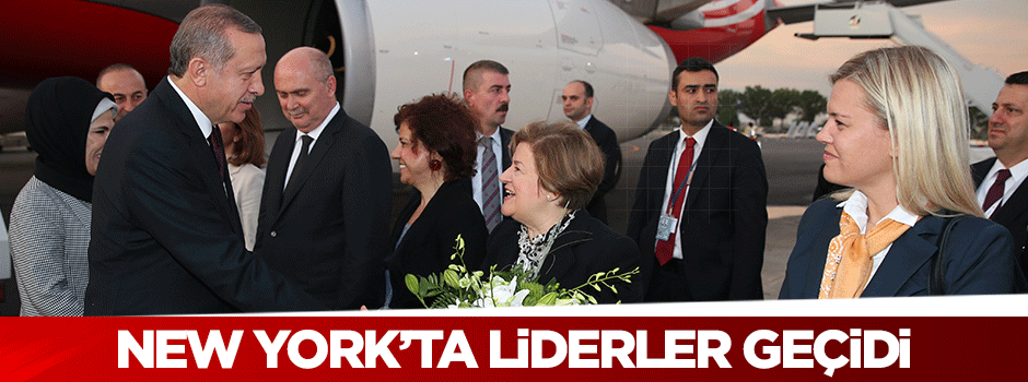 New York’ta liderler geçidi