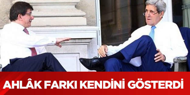 Ahlâk farkı kendini gösterdi