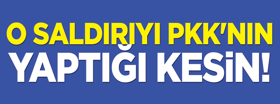 Nihat Çiftçi'ye PKK'nın saldırdığı kesinleşti