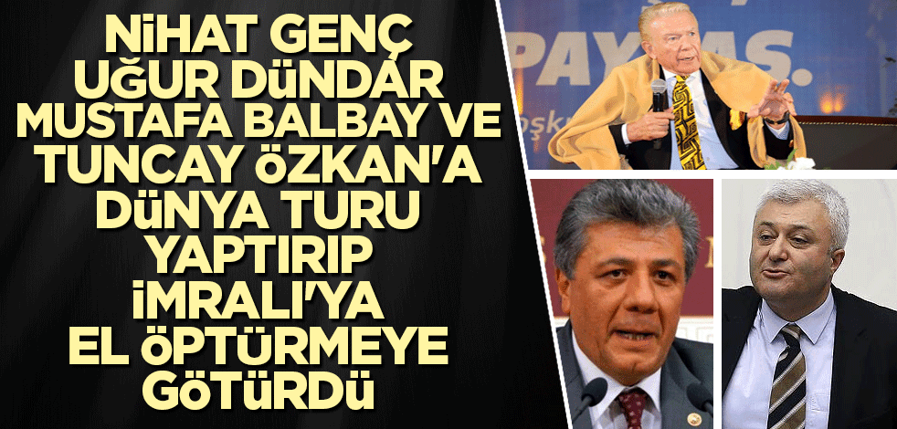 Nihat Genç alayına saydırdı