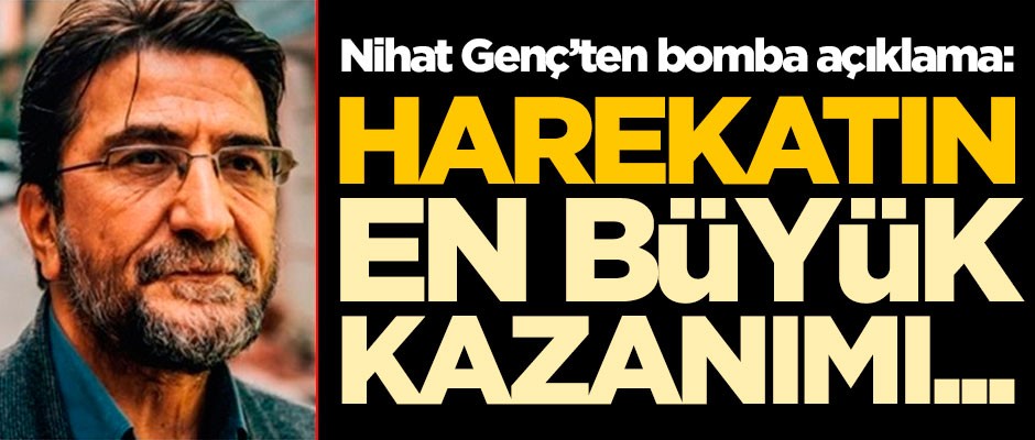 Nihat Genç'ten bomba açıklama: Barış Pınarı Harekatı'nın büyük kazancı...