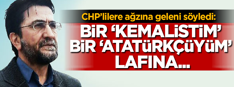 Nihat Genç CHP'lilere açtı ağzını yumdu gözünü