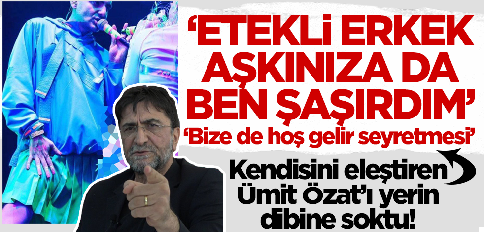 Nihat Genç, kendisini eleştiren Ümit Özat'ı yerin dibine soktu: Etekli erkek aşkınıza da ben şaşırdım!