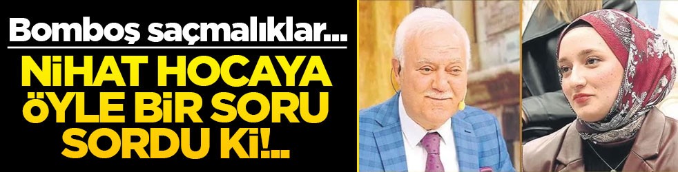 Nihat Hatipoğlu'na soruldu: Hocam enerji göndermek günah mı?