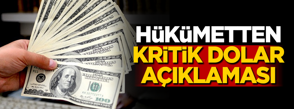 Nihat Zeybekci'den dolar açıklaması