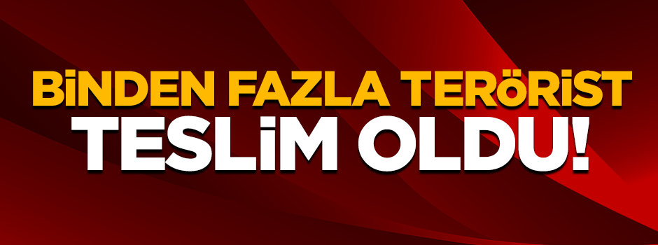 Nijerya'da binden fazla terörist teslim oldu