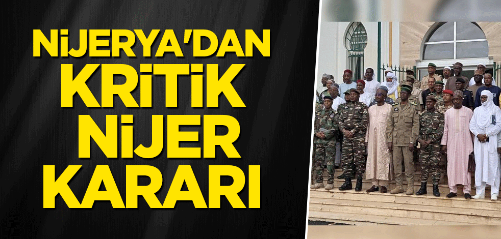 Nijerya'dan kritik Nijer kararı