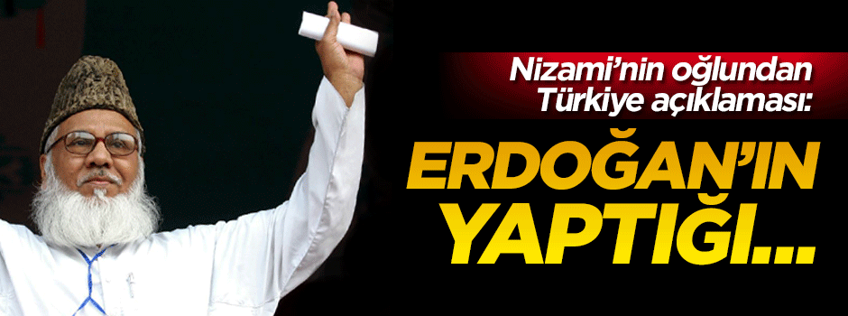 Nizami'nin oğlu Türkiye'ye teşekkür etti