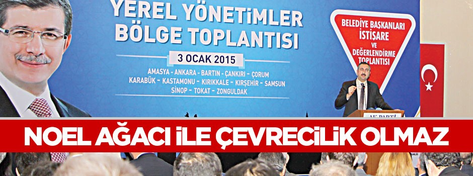 ‘Noel ağacı ile çevrecilik olmaz’