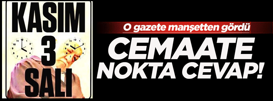 Nokta'nın olay kapağına manşetten gönderme!