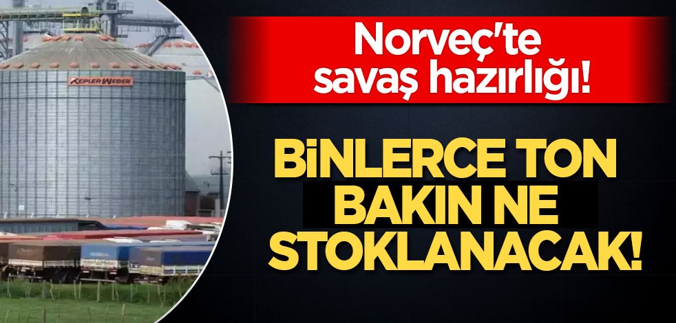  Norveç, binlerce ton tahıl stoklayacak! Savaş hazırlığı sürecinde önemli karar! Bu haberi görenler şaştı kaldı