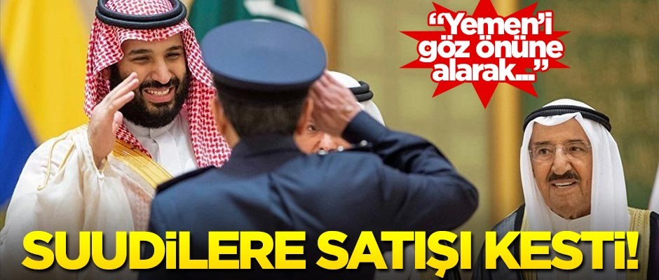 Norveç Suudilere silah satışını kesti!
