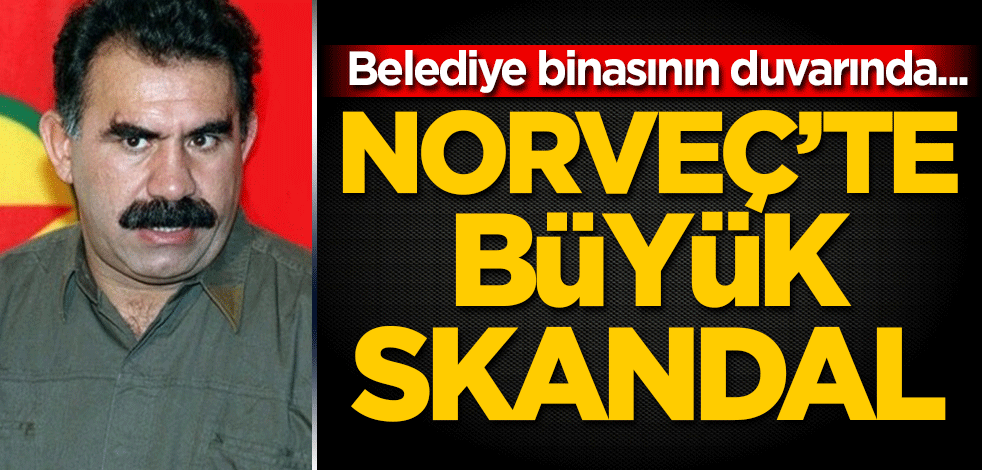 Norveç'te büyük skandal! Belediye binasının duvarında...
