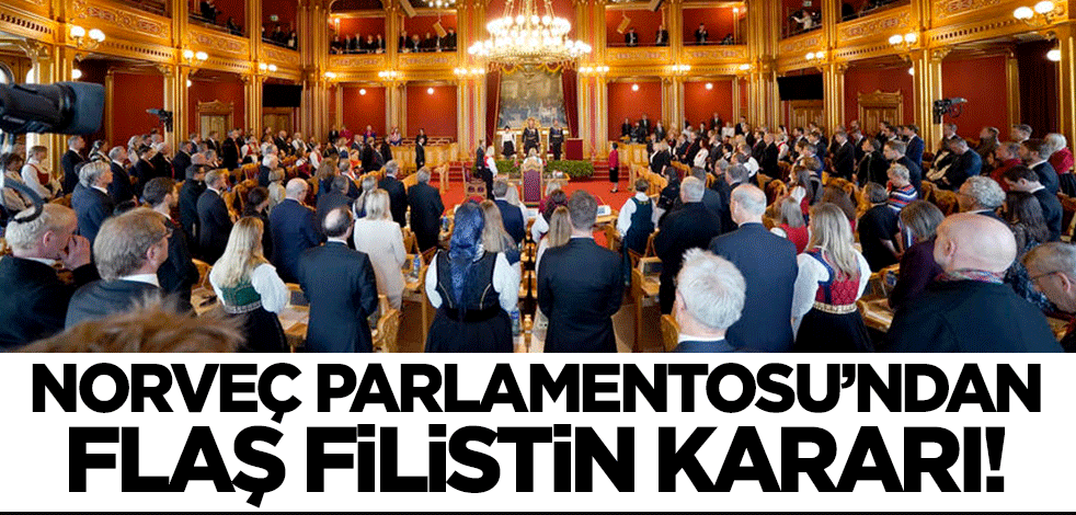 Norveç'ten flaş Filistin adımı!