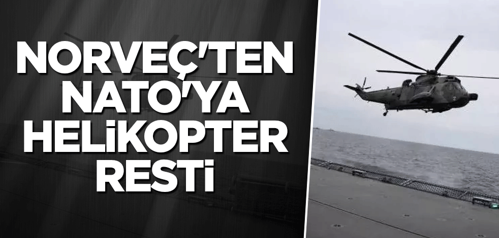 Norveç'ten NATO'ya helikopter resti