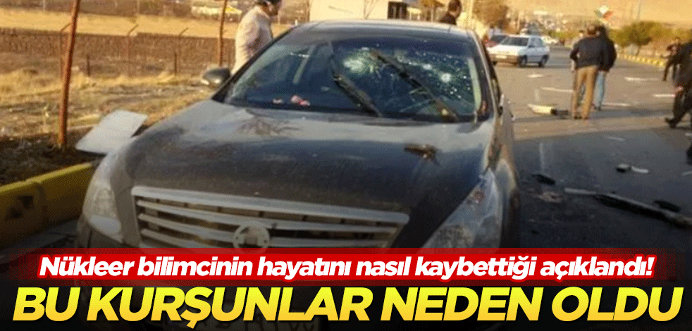 Nükleer bilimcinin hayatını nasıl kaybettiği açıklandı! "Bu kurşunlar neden oldu"