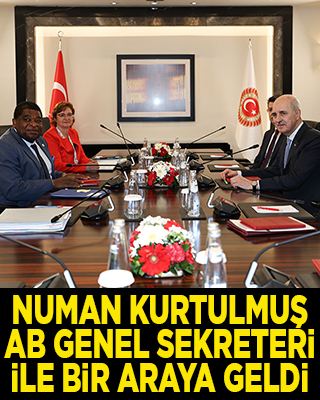 Numan Kurtulmuş AB Genel Sekreteri ile bir araya geldi