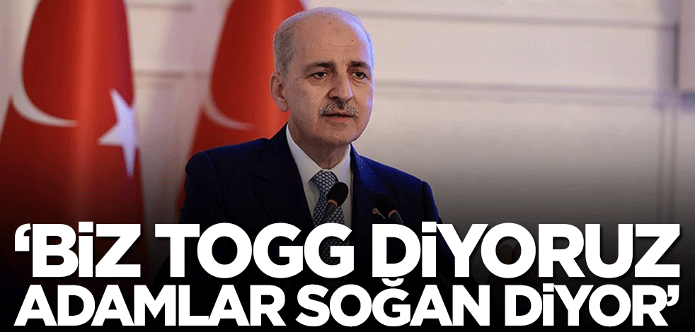 Numan Kurtulmuş: Biz TOGG diyoruz adamlar soğan diyor!