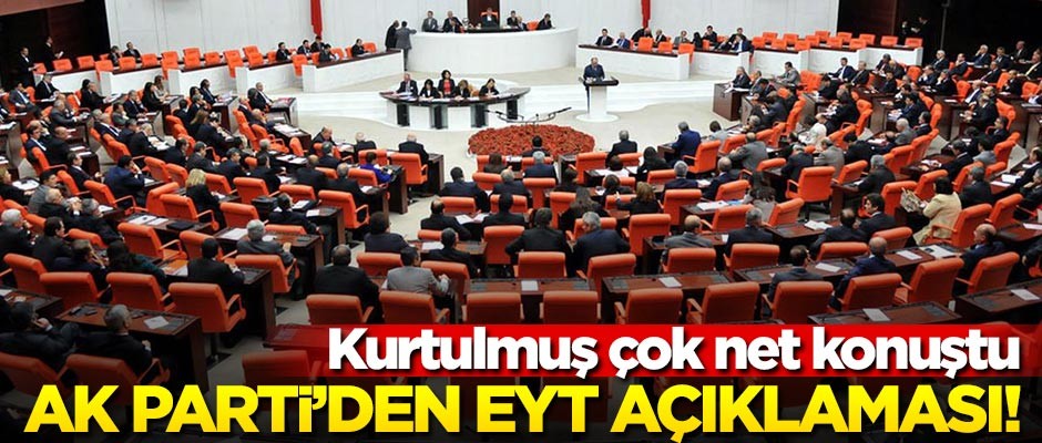 Numan Kurtulmuş çok net konuştu... AK Parti'den EYT açıklaması!