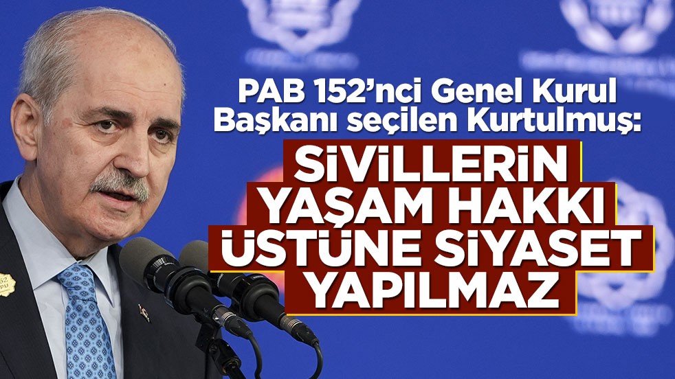 Numan Kurtulmuş: Sivillerin yaşam hakkı üstüne siyaset yapılmaz