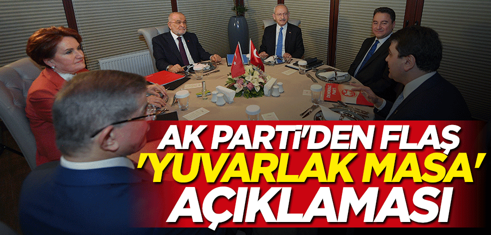 Numan Kurtulmuş'tan çarpıcı sözler: O masa aslında 6'lı değil 7'li