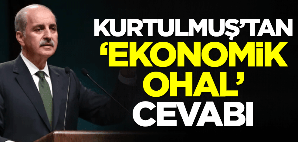 Numan Kurtulmuş'tan ekonomik OHAL açıklaması