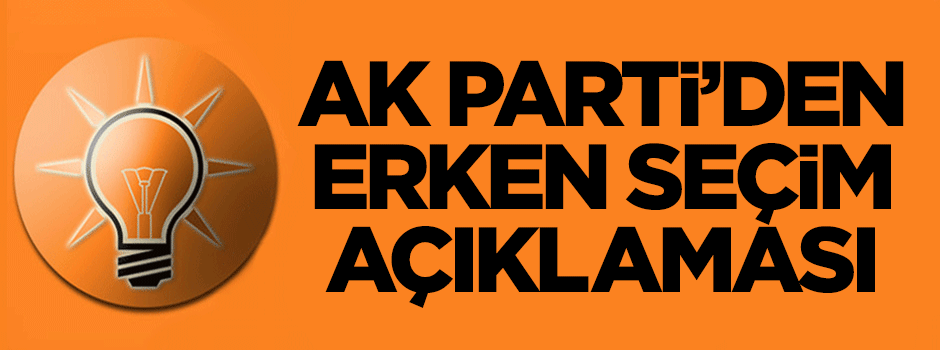 Numan Kurtulmuş'tan erken seçim açıklaması