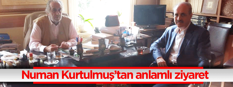 Numan Kurtulmuş'tan Kadir Mısıroğlu'na ziyaret