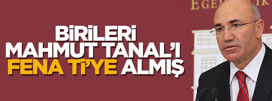 Nurettin Canikli: Birileri Mahmut Tanal'a şaka yapmış